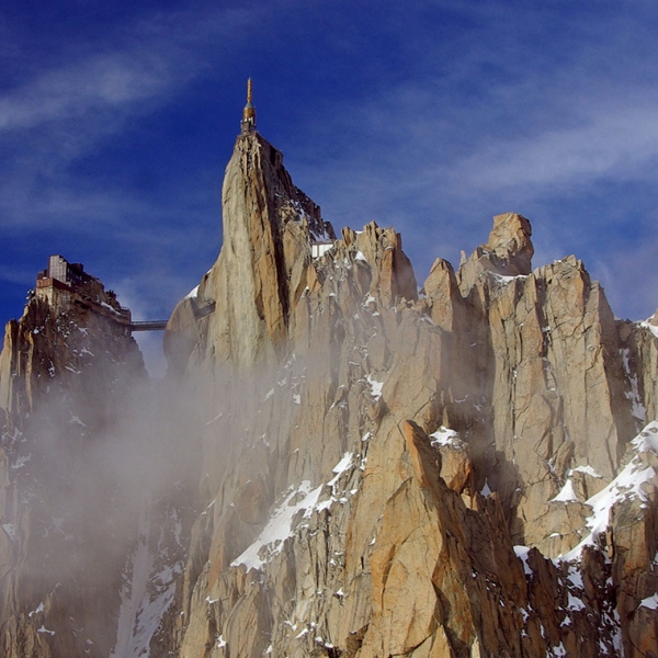 Aig.du Midi - Mont Blanc -Seilbahnstation in 3842 m